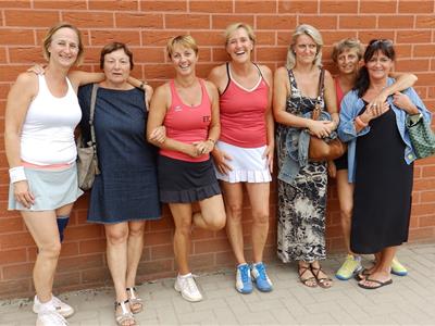 Interclubontmoering dames 45-2 tegen RTC Houdinois