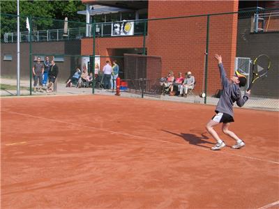 De jongens in actie