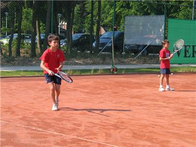 De jongens in actie