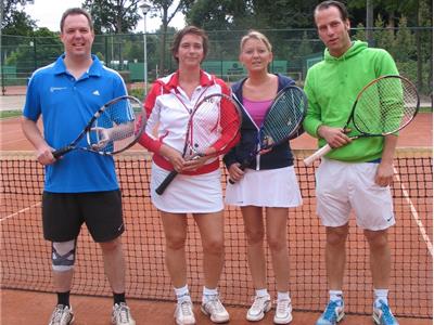 Finalisten DG9 10-50p Cathleen Heijnen & Tom Vlietinck - Annemie van Hemelen & Dié Breugelmans