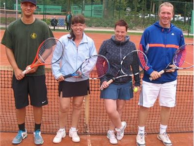 Finalisten DG4 10-15p Ingrid Janssen & Nicky Vlyminckx - Peggy Dierckx & Johan Geeraerts