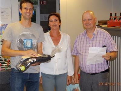 Enkel Heren 3, Winnaar Kristof Costermans, 2e Ben Wijns 6-4 2-6 6-3